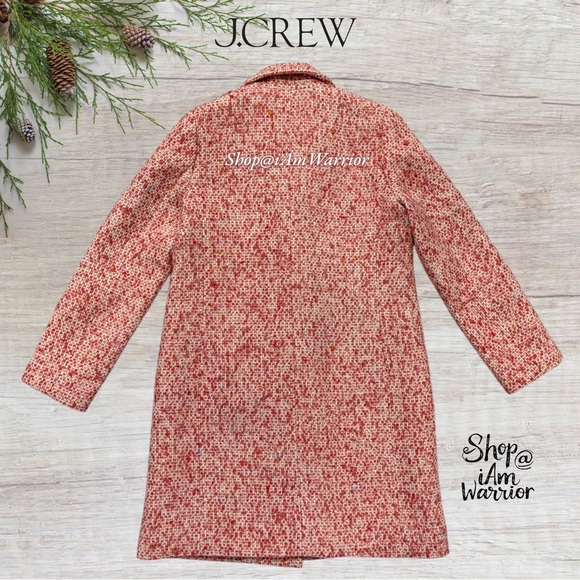 J.Crew Italian nubby flecked tweed topcoat *shop@ianwarrior - Picture 4 of 9